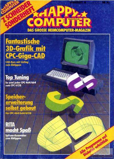 Giga-CAD was featured in Happy Computer