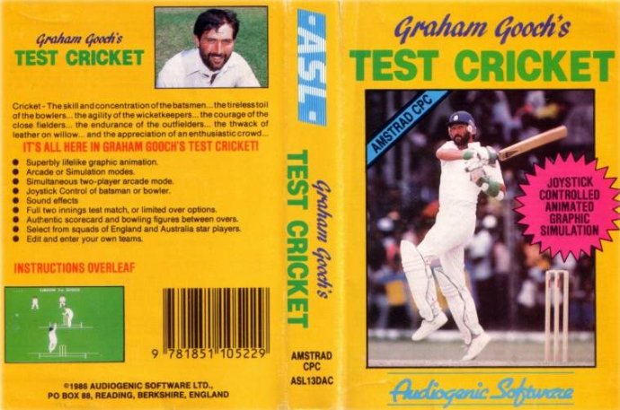 Graham Goochs Test Cricket by Audiogenic
