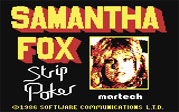 Samantha Fox Strip Poker Commodore 64 Loading Screen