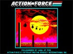 Action Force ZX Spectrum Loading Screen