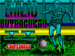 Emilio Butragueno Futbol 2 ZX Spectrum Loading Screen