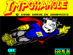 Impossamole ZX Spectrum Loading Screen