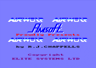 Airwolf for the Amstrad CPC