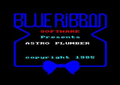 Astro Plumber for the Amstrad CPC