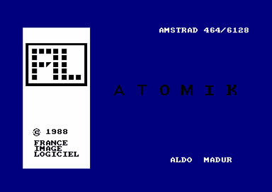 Atomik for the Amstrad CPC