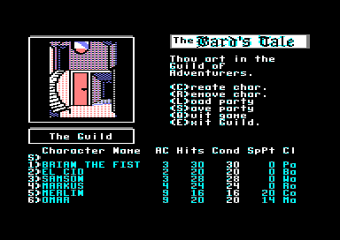 Bards Tale for the Amstrad CPC