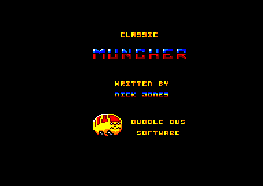 Classic Muncher for the Amstrad CPC