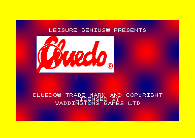 Cluedo for the Amstrad CPC