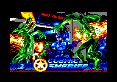 Cosmic Sheriff for the Amstrad CPC
