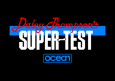 Daley Thompsons Supertest for the Amstrad CPC