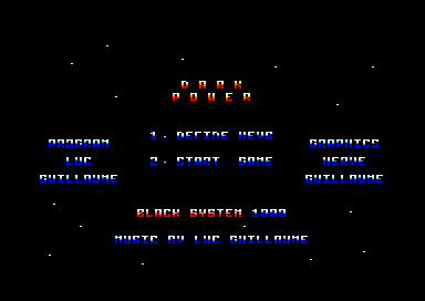 Dark Power for the Amstrad CPC