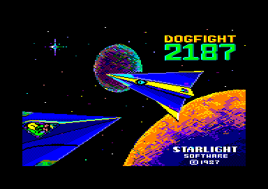 Dogfight 2187 for the Amstrad CPC