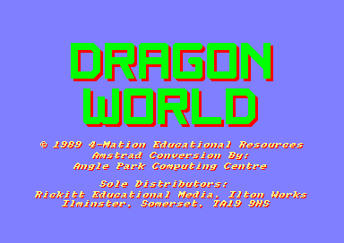 Dragon World for the Amstrad CPC