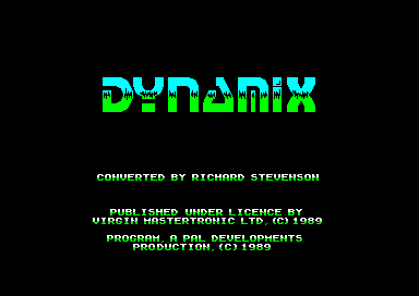 Dynamix for the Amstrad CPC