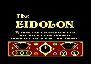 Eidolon : The for the Amstrad CPC