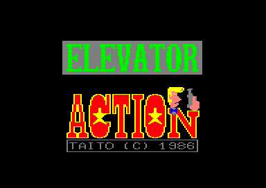Elevator Action for the Amstrad CPC