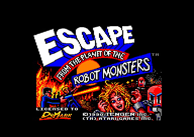 Escape from the Planet of the Robot Monsters for the Amstrad CPC