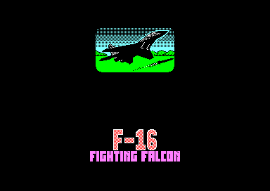 F-16 Fighting Falcon for the Amstrad CPC