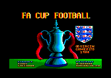 FA Cup Football for the Amstrad CPC