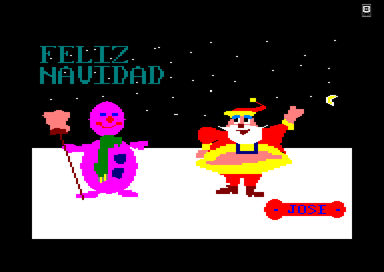 Feliz Navidad for the Amstrad CPC