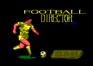 Football Director for the Amstrad CPC