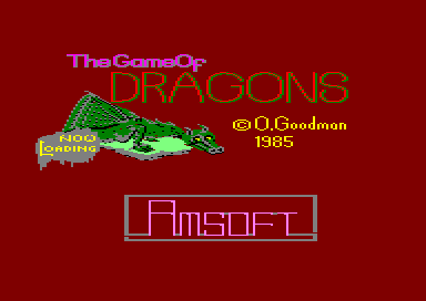 Game of Dragons : The for the Amstrad CPC