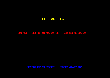 Hal for the Amstrad CPC