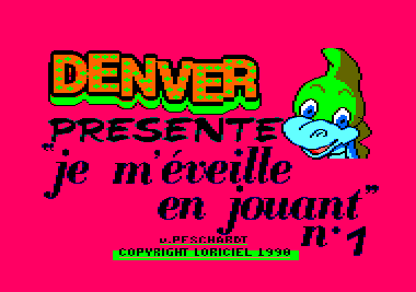 Je M`Eveille En Jouant 1 for the Amstrad CPC