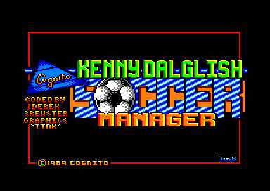 Kenny Daglish : Soccer Manager for the Amstrad CPC