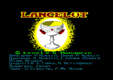 Lancelot for the Amstrad CPC