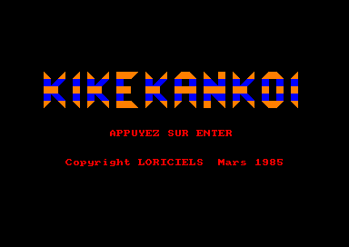 Le Mystere De Kikekanoi for the Amstrad CPC