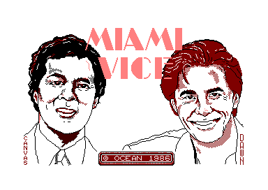 Miami Vice for the Amstrad CPC