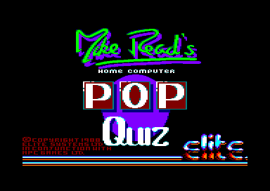 Mike Reads Computer Pop Quiz for the Amstrad CPC