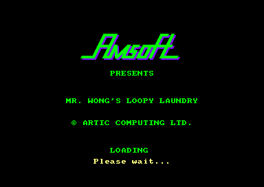 Mr Wongs Loopy Laundry for the Amstrad CPC