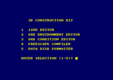3D Construction Kit for the Amstrad CPC