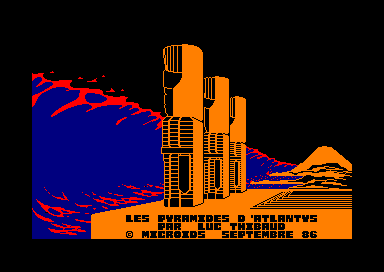 Les Pyramides D`Atlantis for the Amstrad CPC