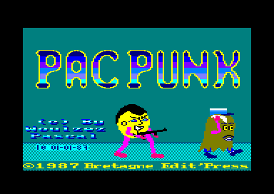 Pac Punk for the Amstrad CPC