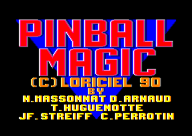 Pinball Magic for the Amstrad CPC