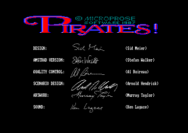 Pirates for the Amstrad CPC
