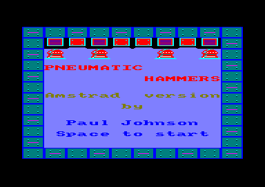 Pneumatic Hammers for the Amstrad CPC