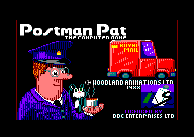 Postman Pat for the Amstrad CPC