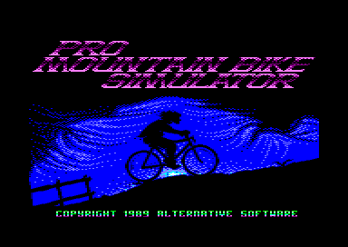 Pro Mountainbike Simulator for the Amstrad CPC