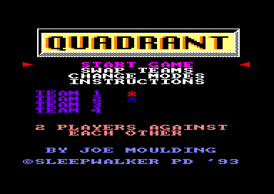 Quadrant for the Amstrad CPC