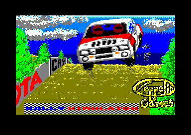 Rally Simulator for the Amstrad CPC