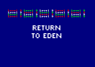 Return to Eden for the Amstrad CPC