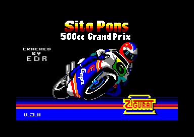 Sito Pons 500cc Grand Prix for the Amstrad CPC