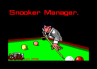 Snooker Manager for the Amstrad CPC