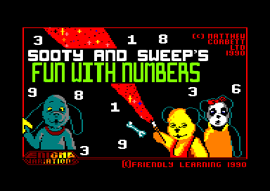 Sootys Fun with Numbers for the Amstrad CPC