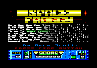 Space Froggy for the Amstrad CPC