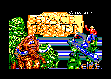 Space Harrier for the Amstrad CPC
